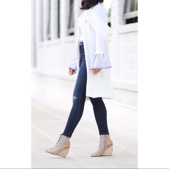 Rebecca Minkoff Elle Suede Lace Up Heeled Espadrilles - Picture 3 of 16